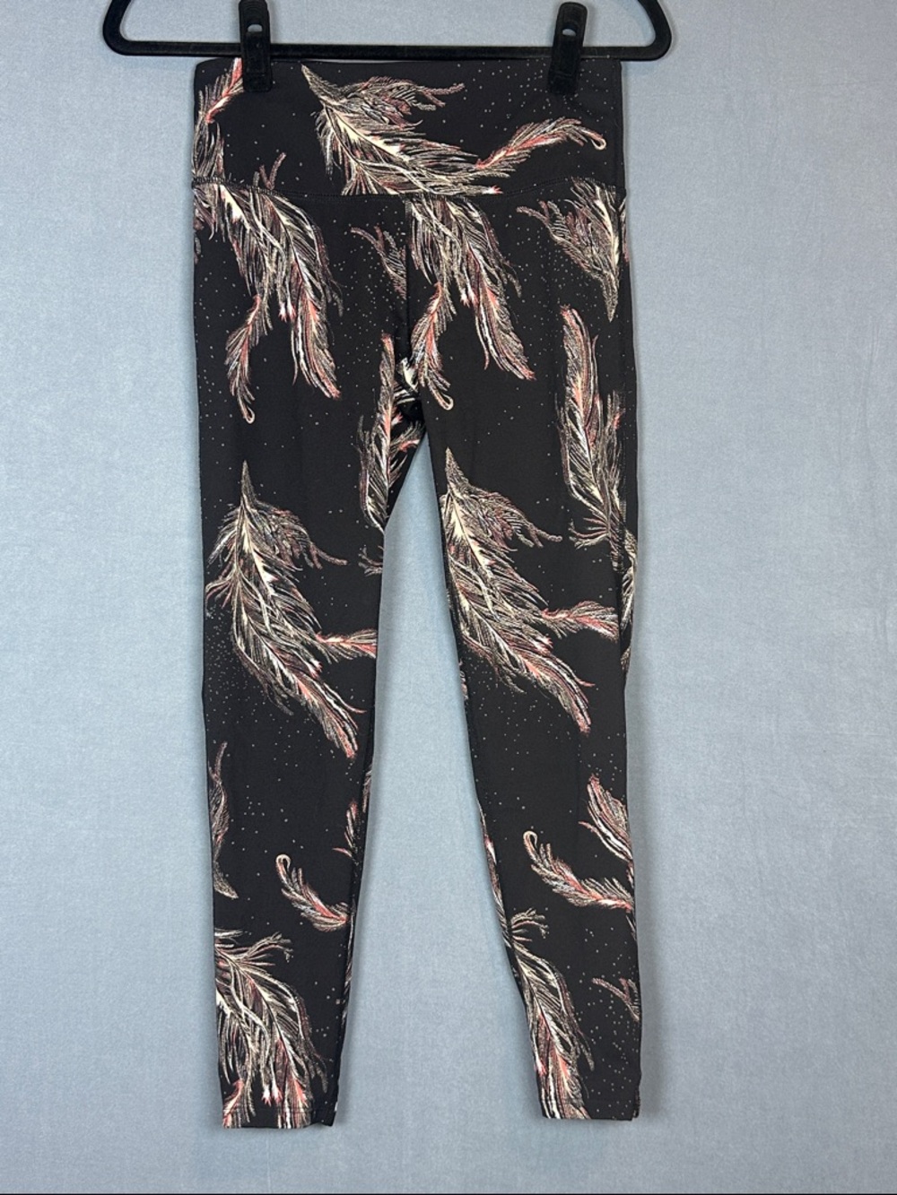 Free People Feather Print Leggings Womens Small Petite FP Movement